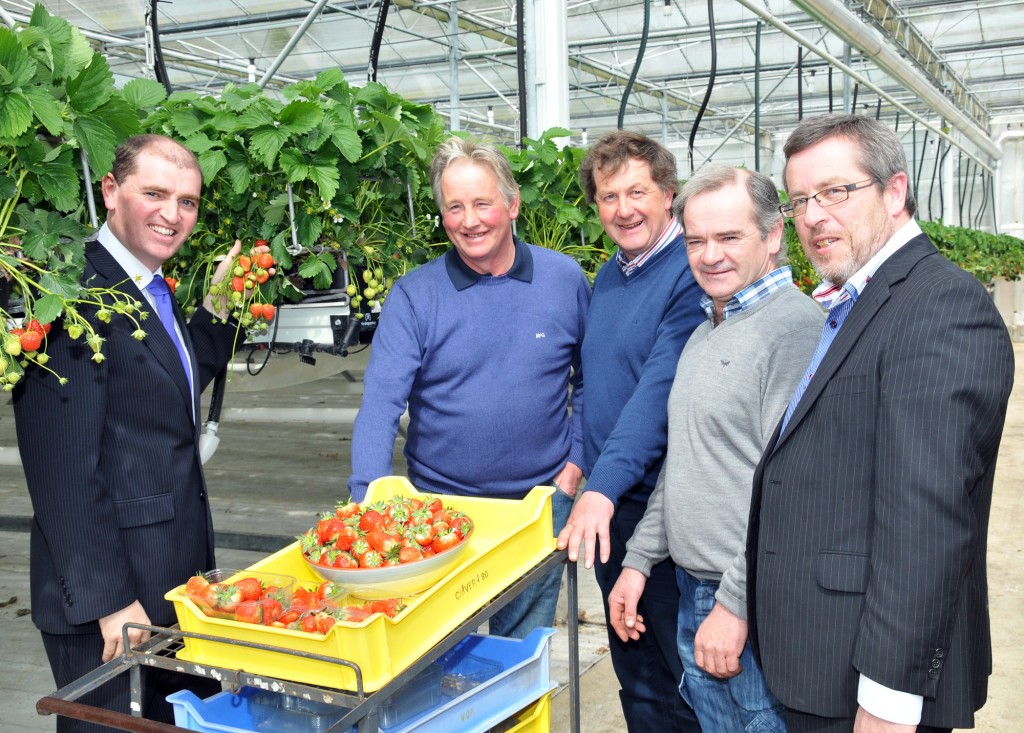 Paul Kehoe TD with Jimmy Kearns, John Mernagh, Philip Somers and Peter Donnellan