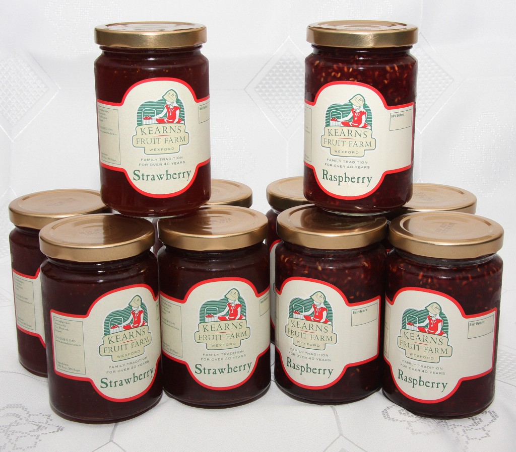 Kearns Fruit Farm raspberry & strawberry jam